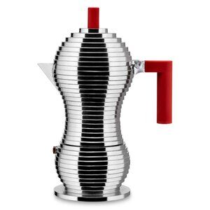 Pulcina Espresso Coffee Maker – Alessi x illy by Michele De Lucchi – 6-Cup Moka